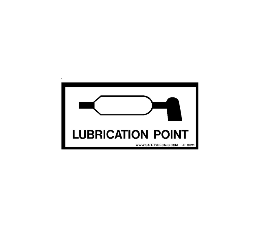 Decal - Lubrication Point