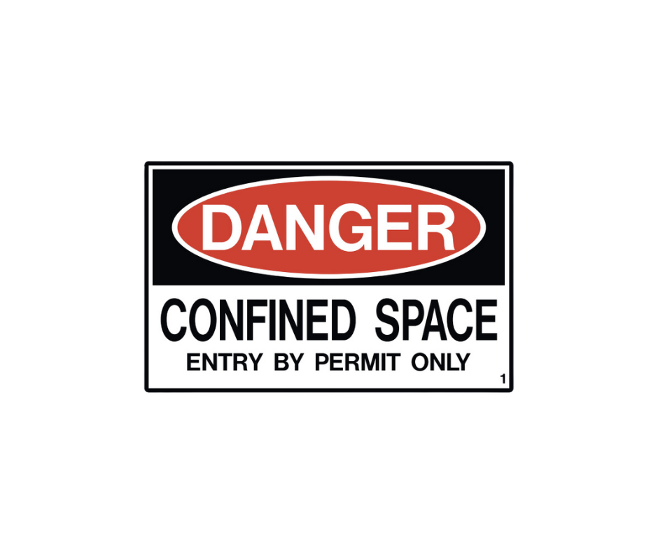 Decal - Danger, Confined Space