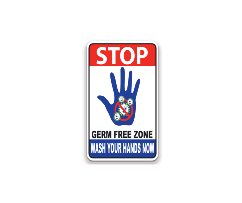 Decal - Stop Please Use Hand Sanitizer