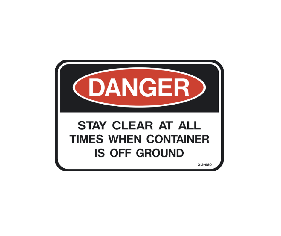 Danger - Stay Clear Decal