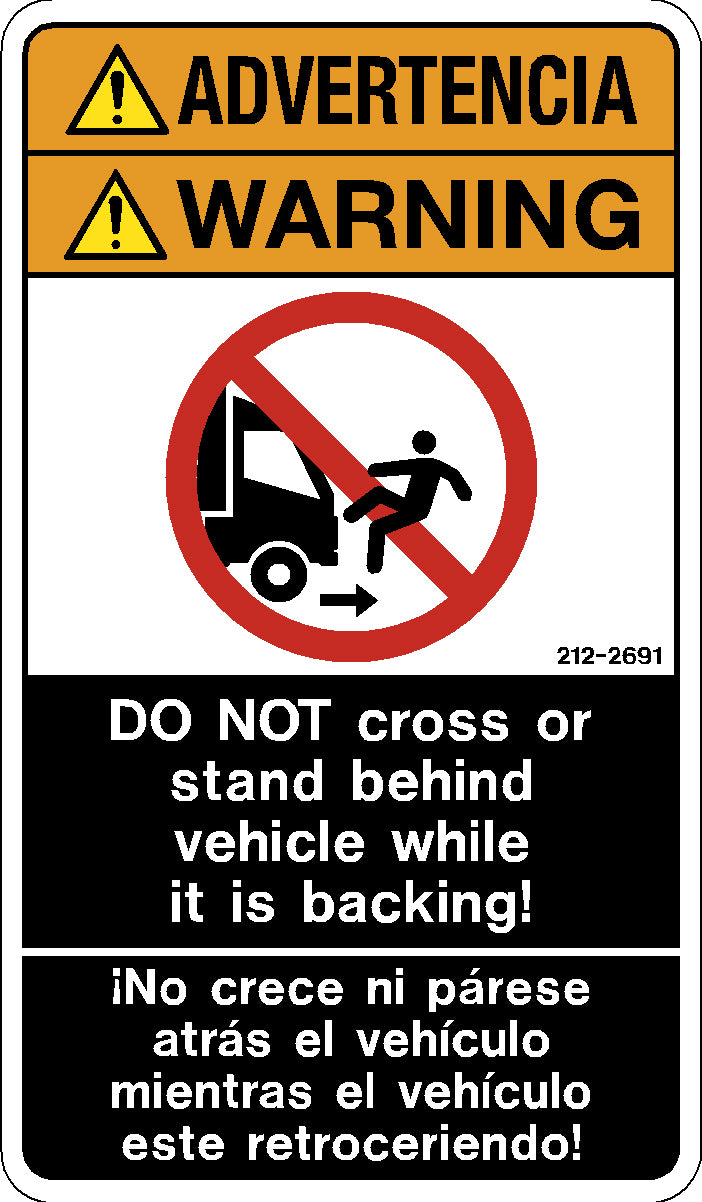 Warning - Do Not Cross Decal