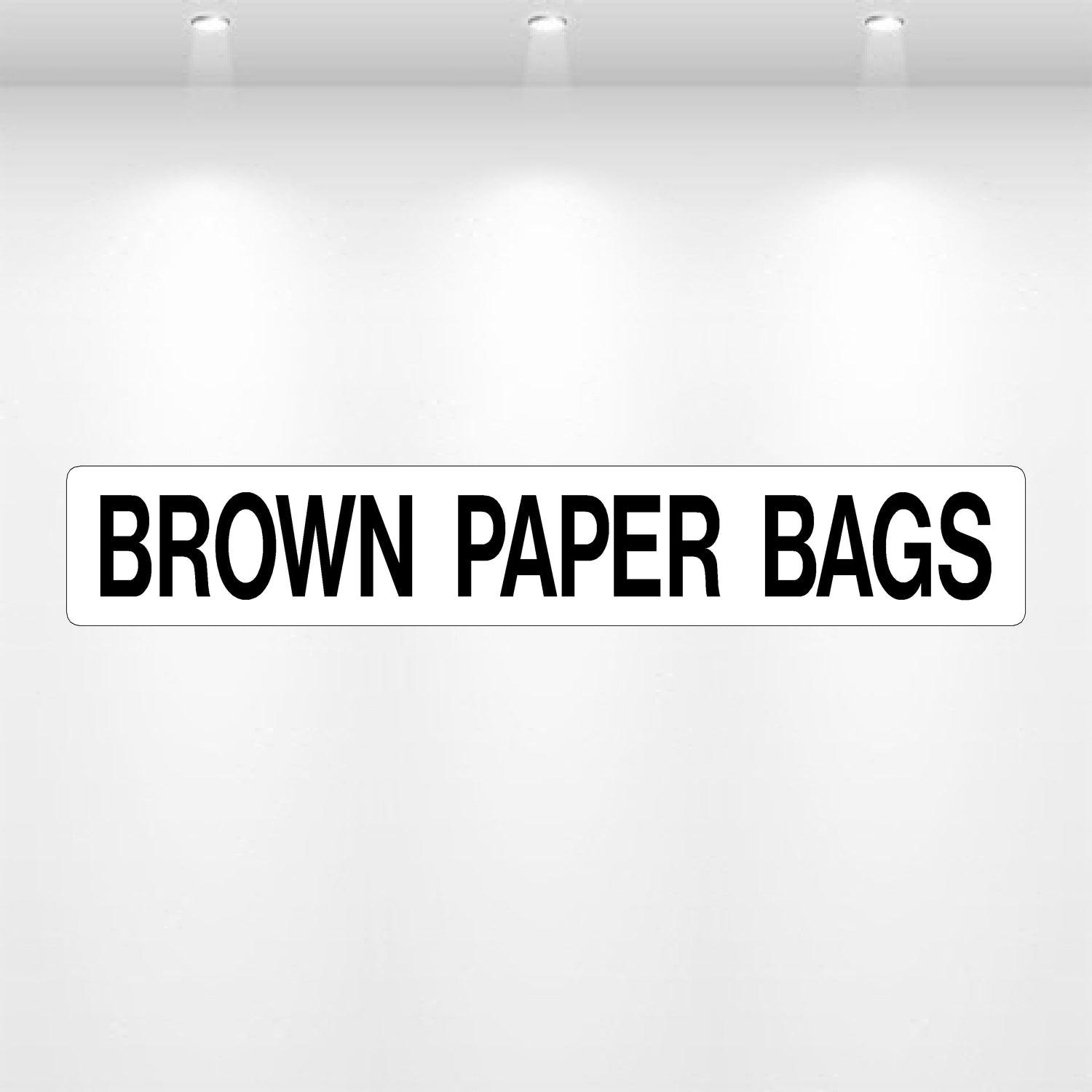Decal - Brown Paper Bags