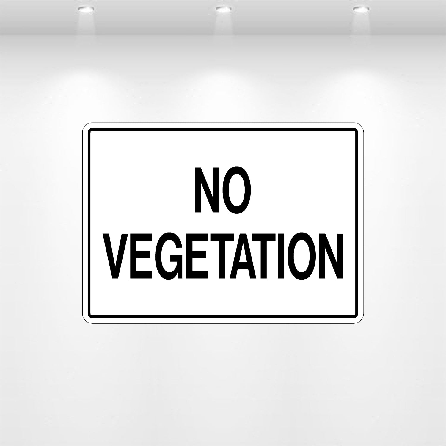 Decal - No Vegetation