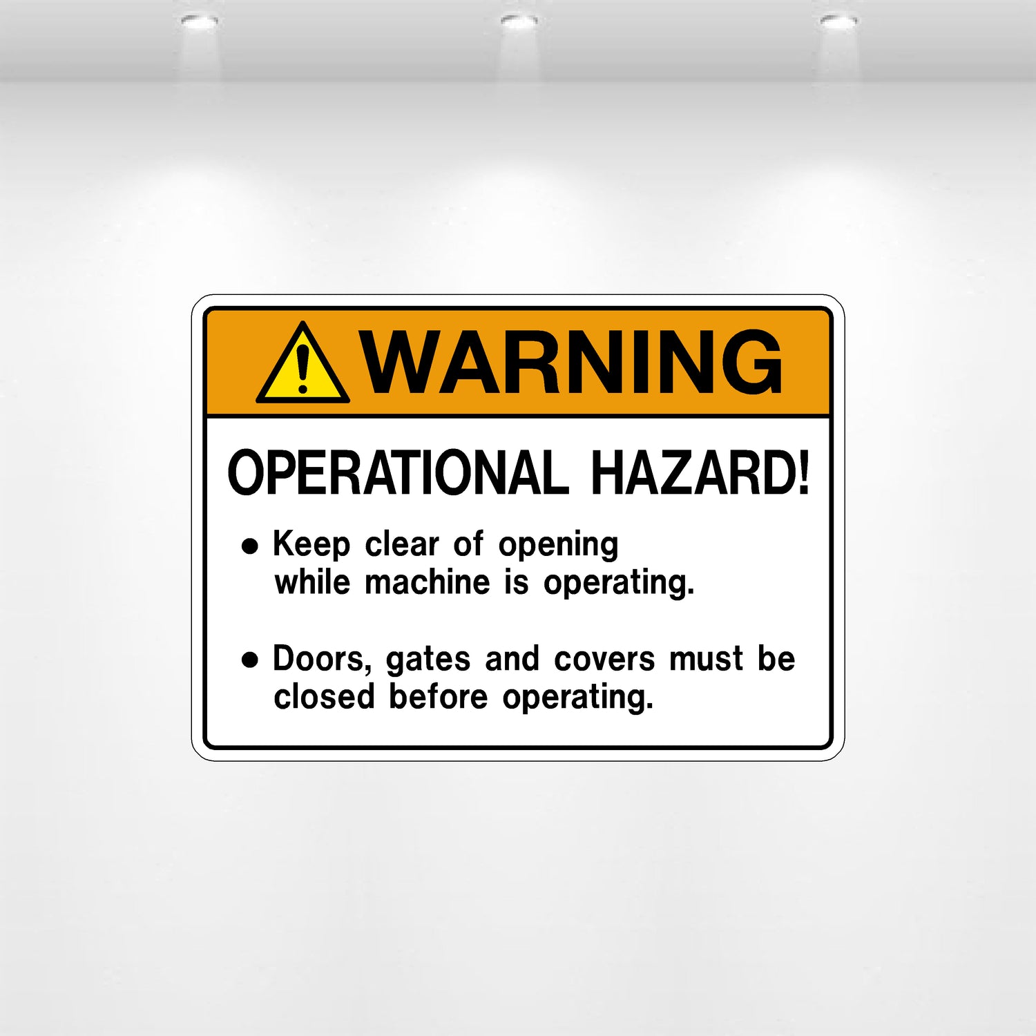 Decal - Operational Hazard