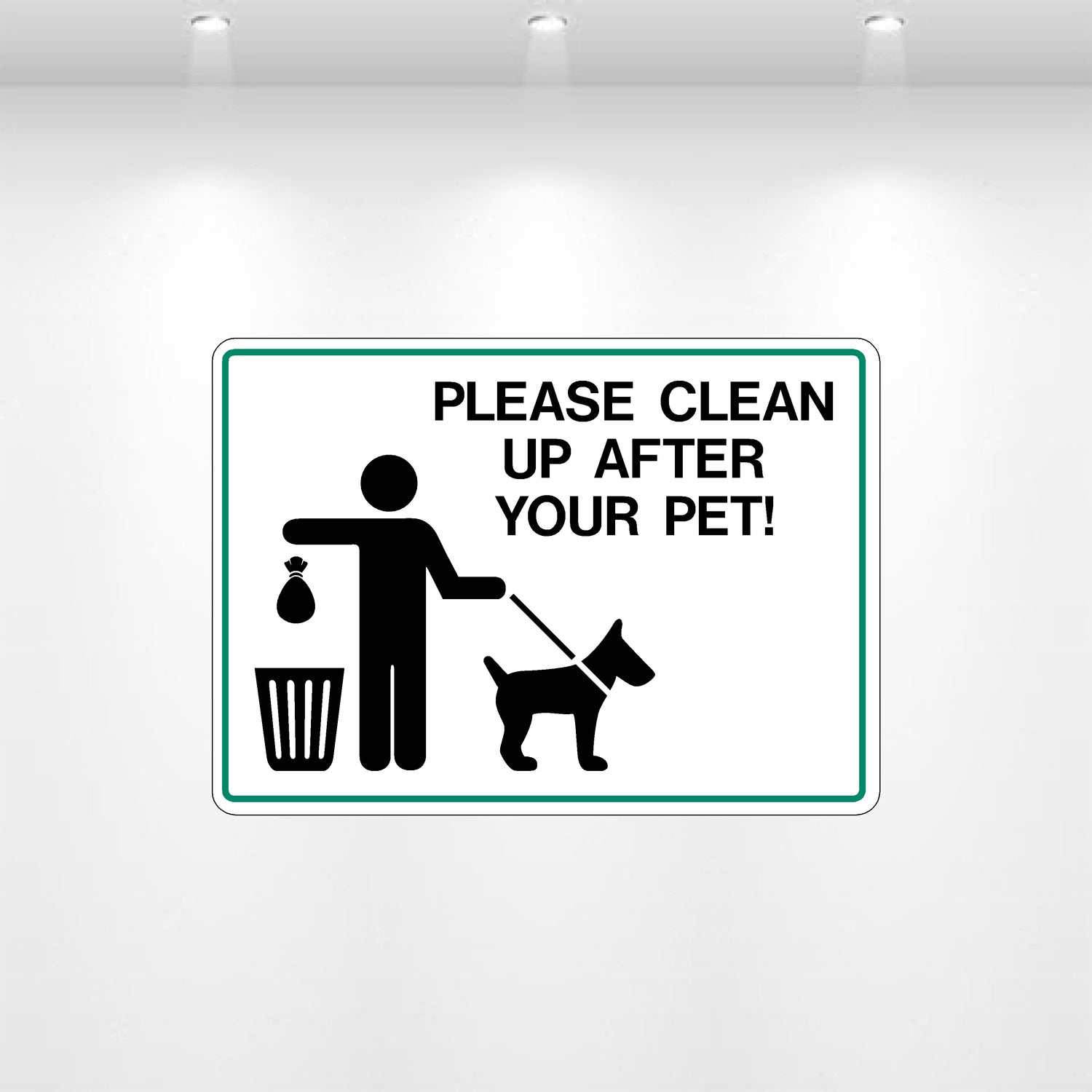 Decal - Please Clean Up After Your Pet