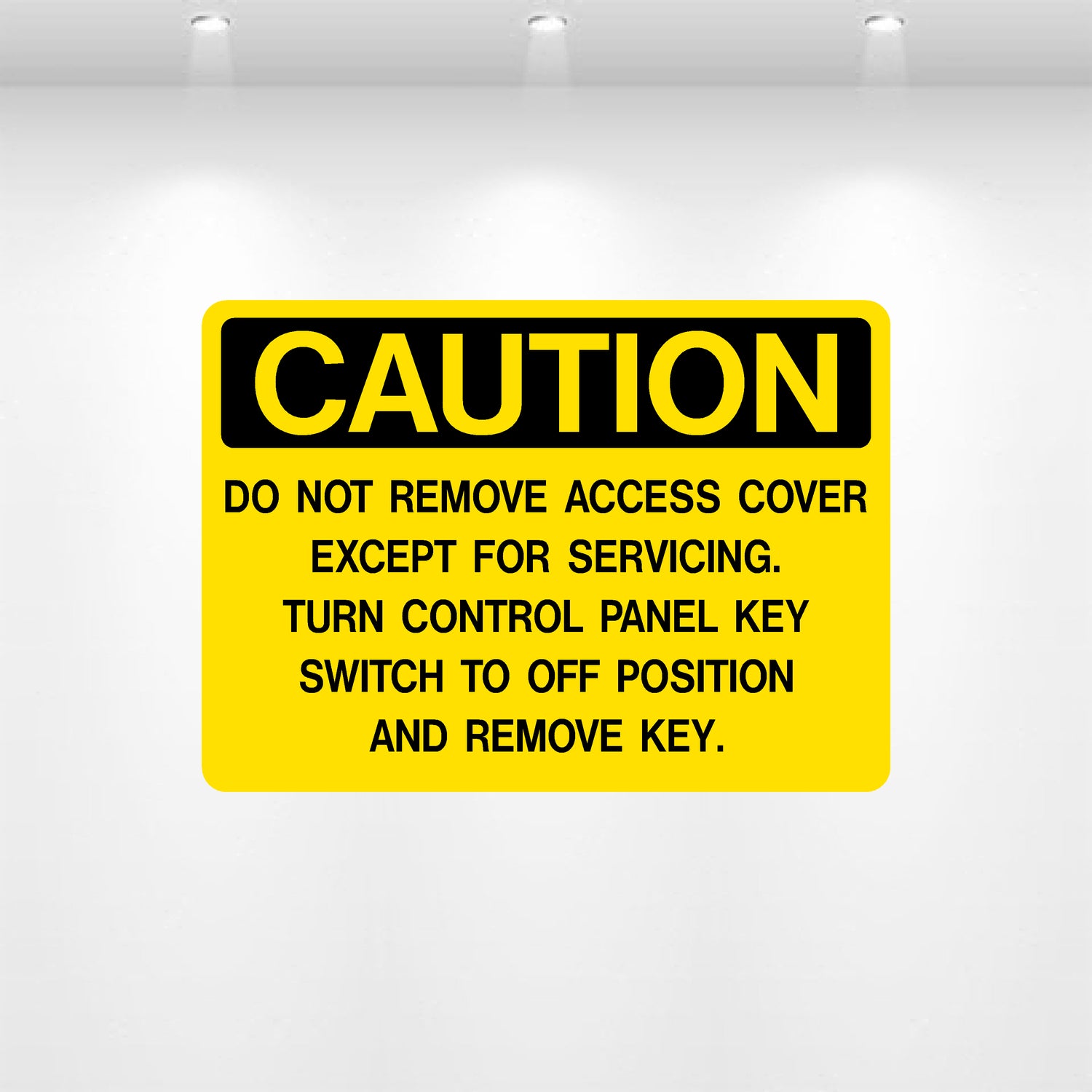 Decal - Caution Do Not Remove Access Cover