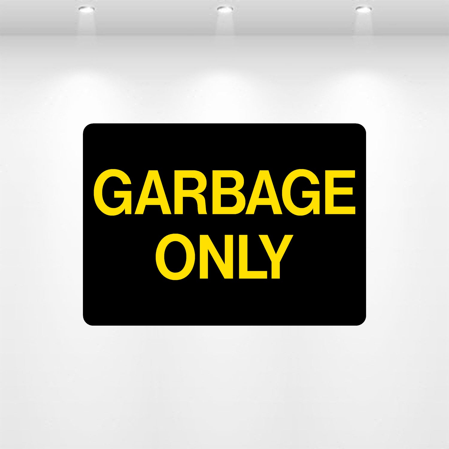 Decal - Garbage Only