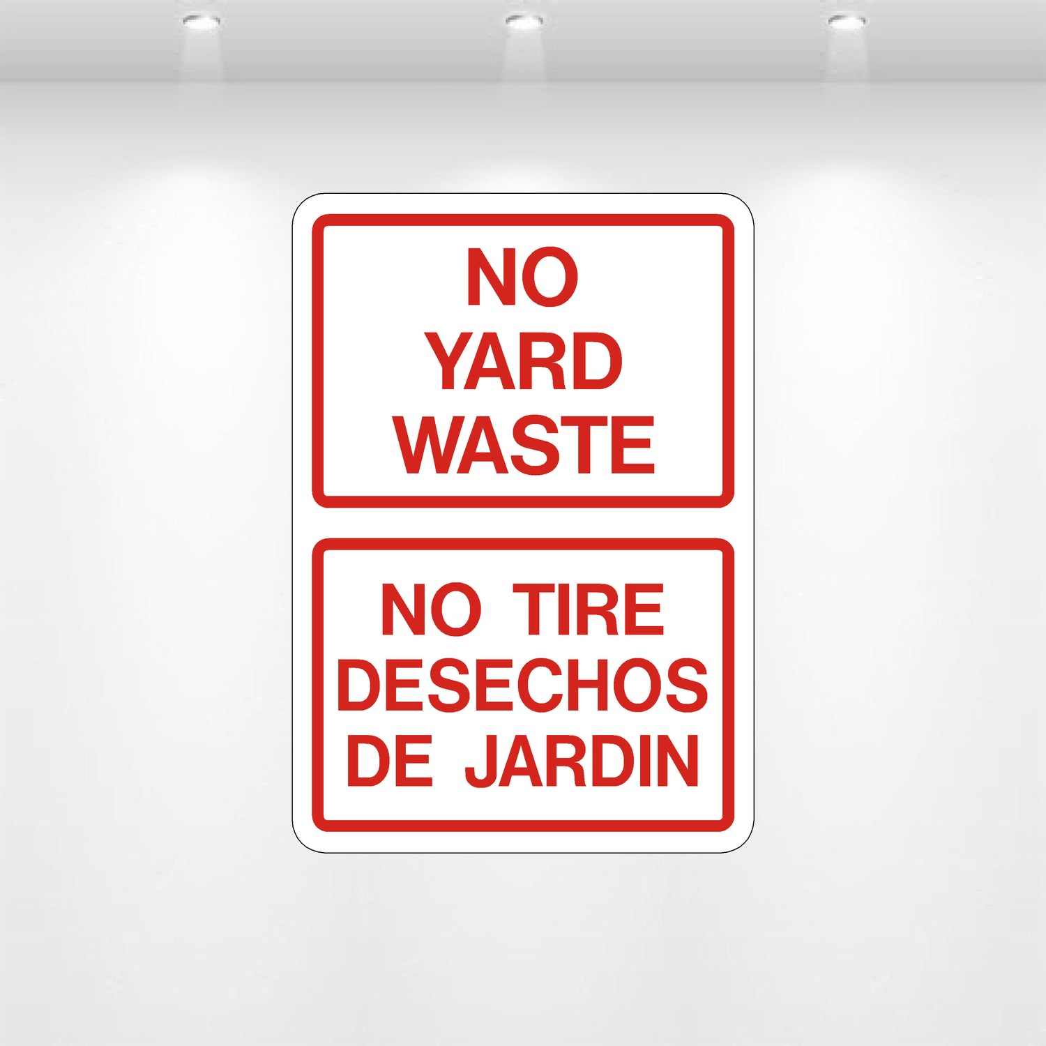 Decal - No Yard Waste