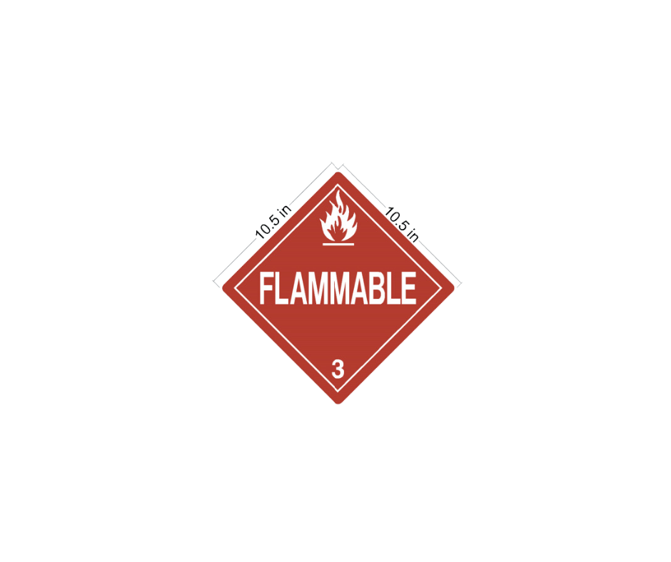 Decal - Danger, Flammable