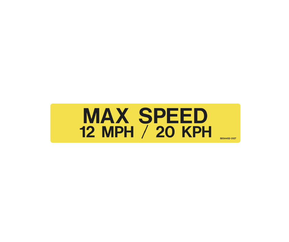 Decal - Max Speed