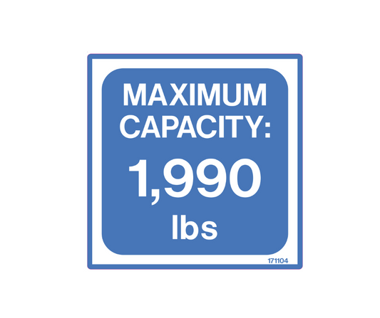 Decal - Max Capacity