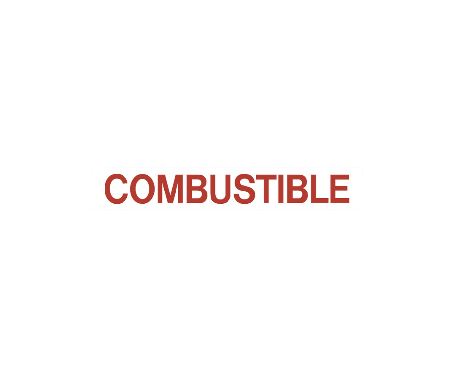 Decal - Combustible