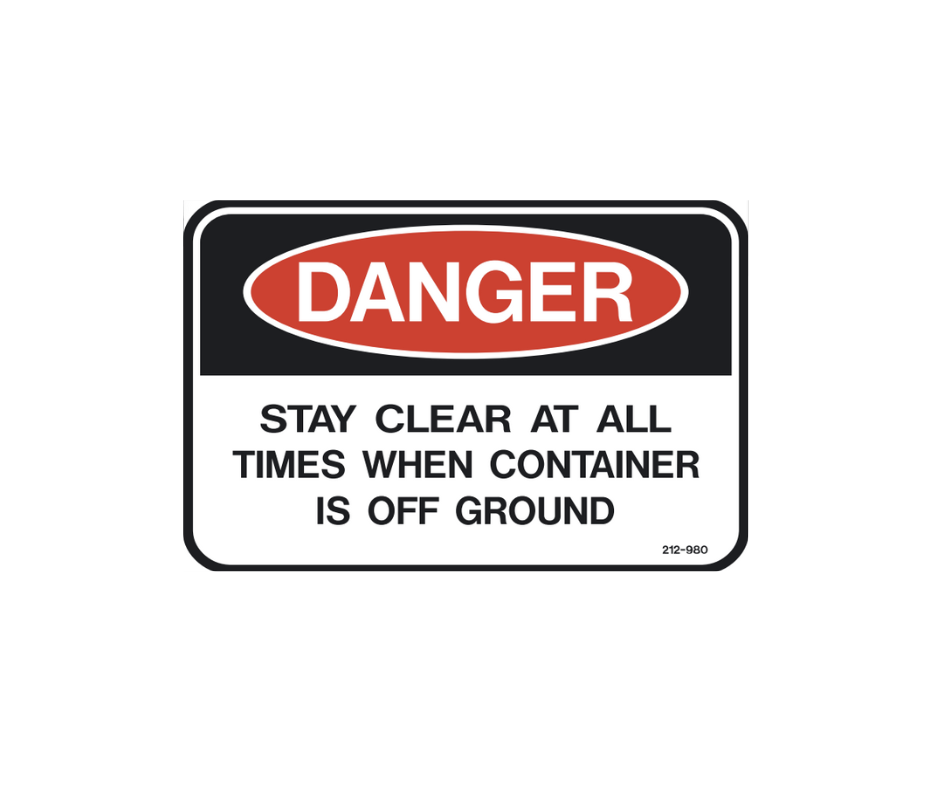 Danger - Stay Clear Decal | Safety Decals