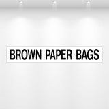 Decal - Brown Paper Bags | Safety Decals