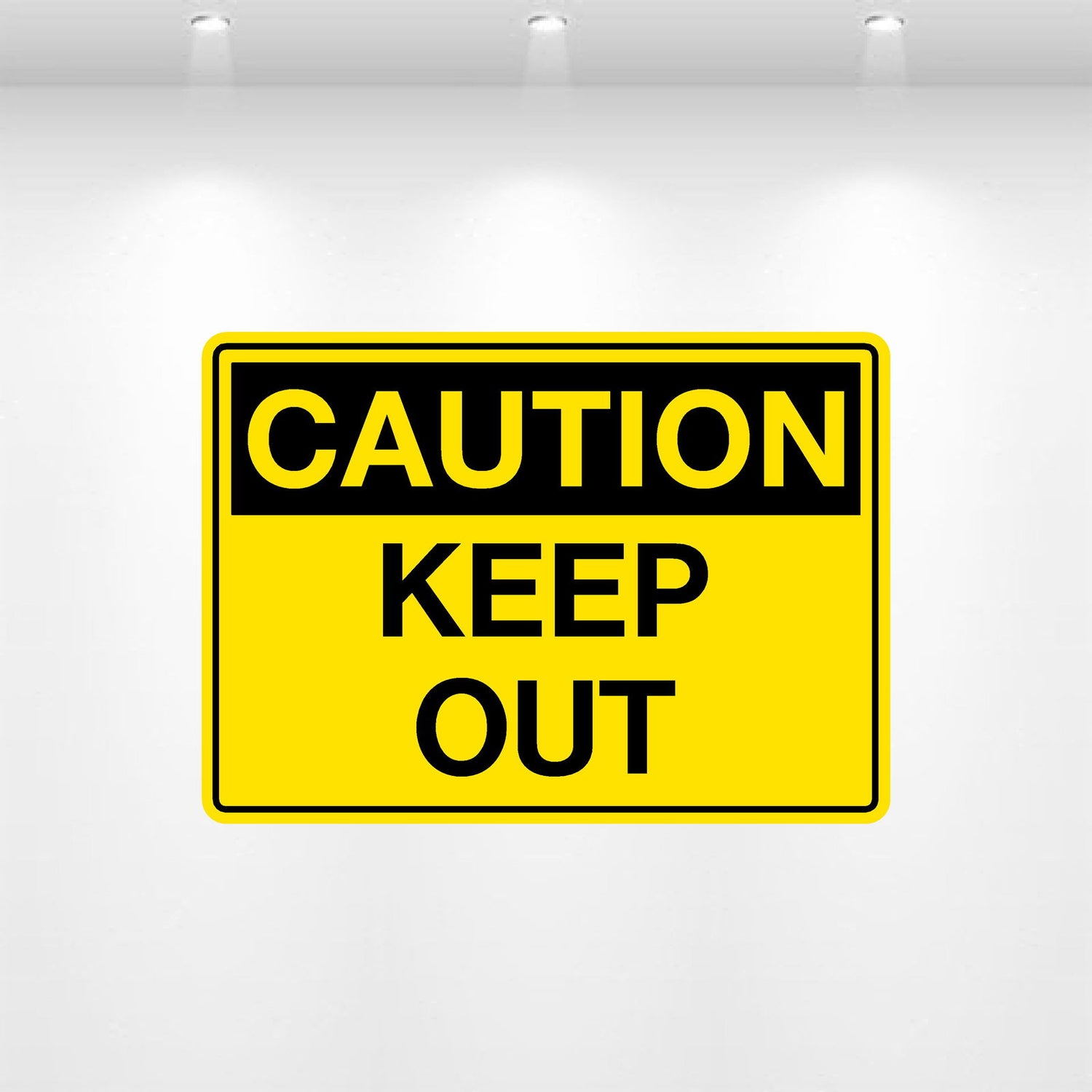 Decal - Caution Keep Out | Safety Decals