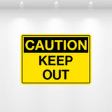 Decal - Caution Keep Out | Safety Decals