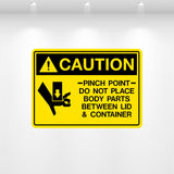 Decal - Caution Pinch Point | Safety Decals