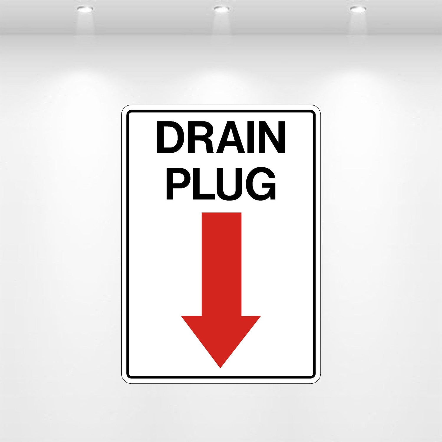 Decal - Drain Plug | Safety Decals