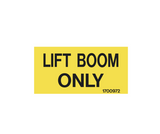 Decal - Lift Boom Only | Safety Decals