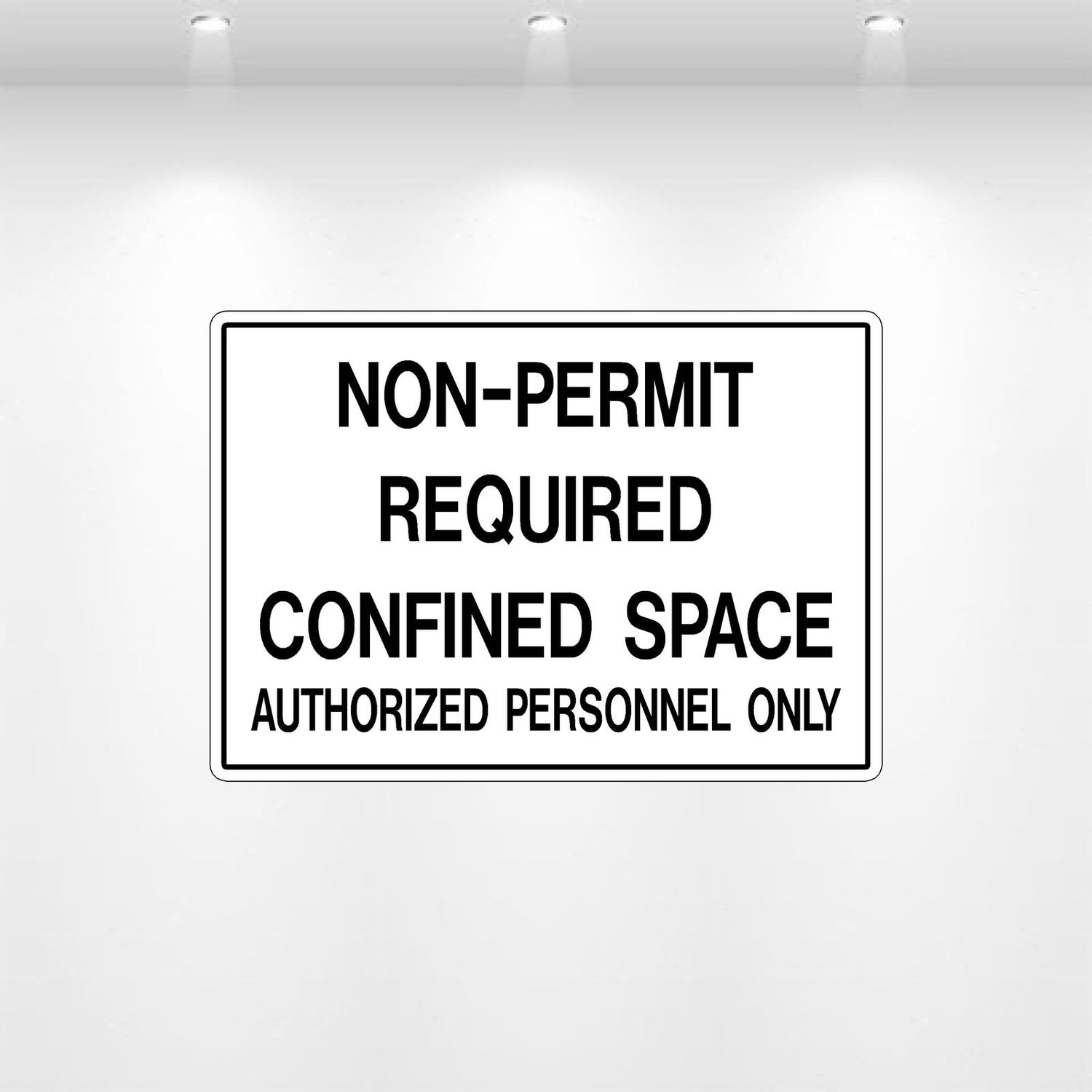 Decal - Non Permit Required | Safety Decals