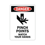 Decal - Pinch Points | Safety Decals