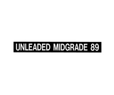 Decal - Unleaded Regular 89 | Safety Decals