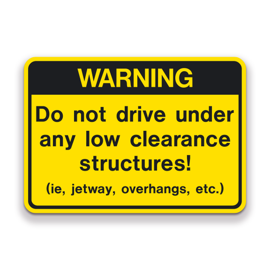 Decal - GSE Low Clearance Structures