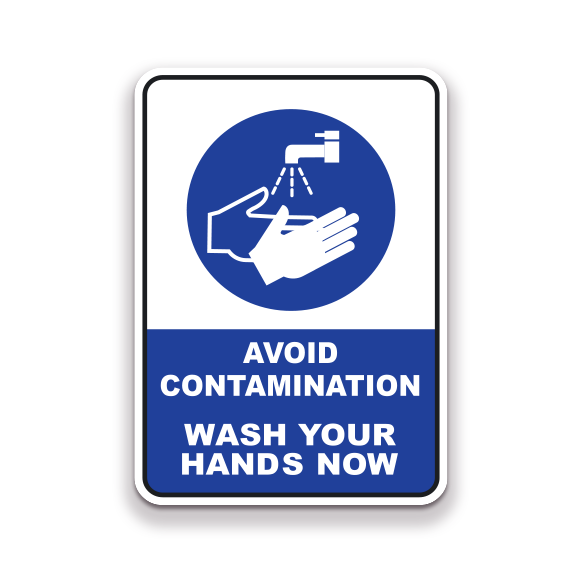 Decal - Avoid Contamination Wash Your Hands
