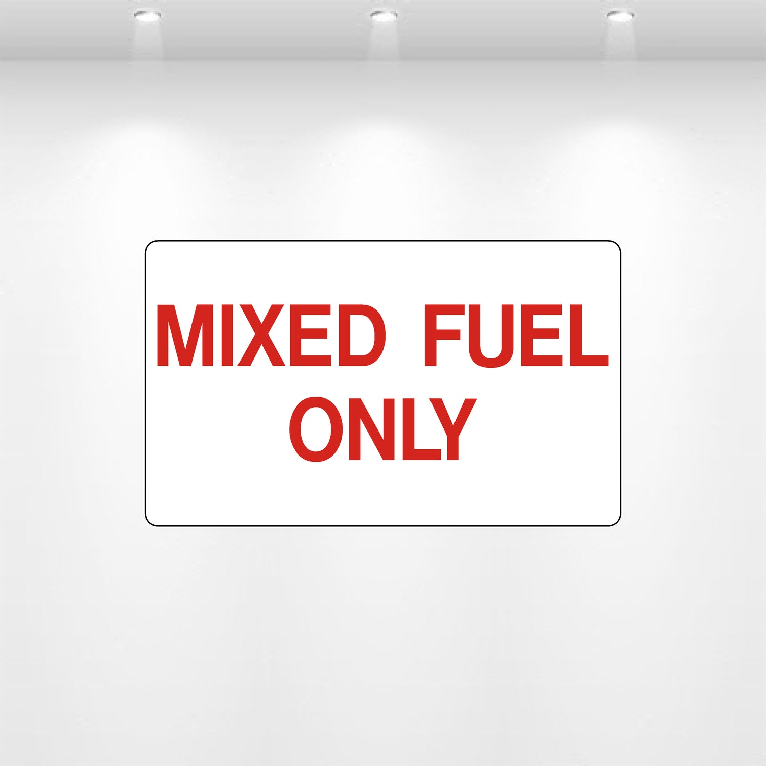 Decal - Mixed Fuel Only