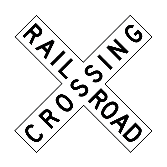 Reflective Sign - Railroad Crossing