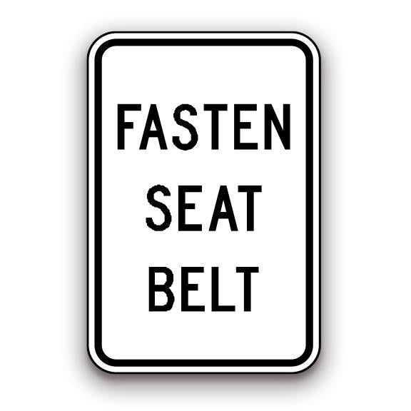 Sign - Fasten Seat Belt | Safety Decals