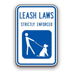 Sign - Leash Laws | Safety Decals