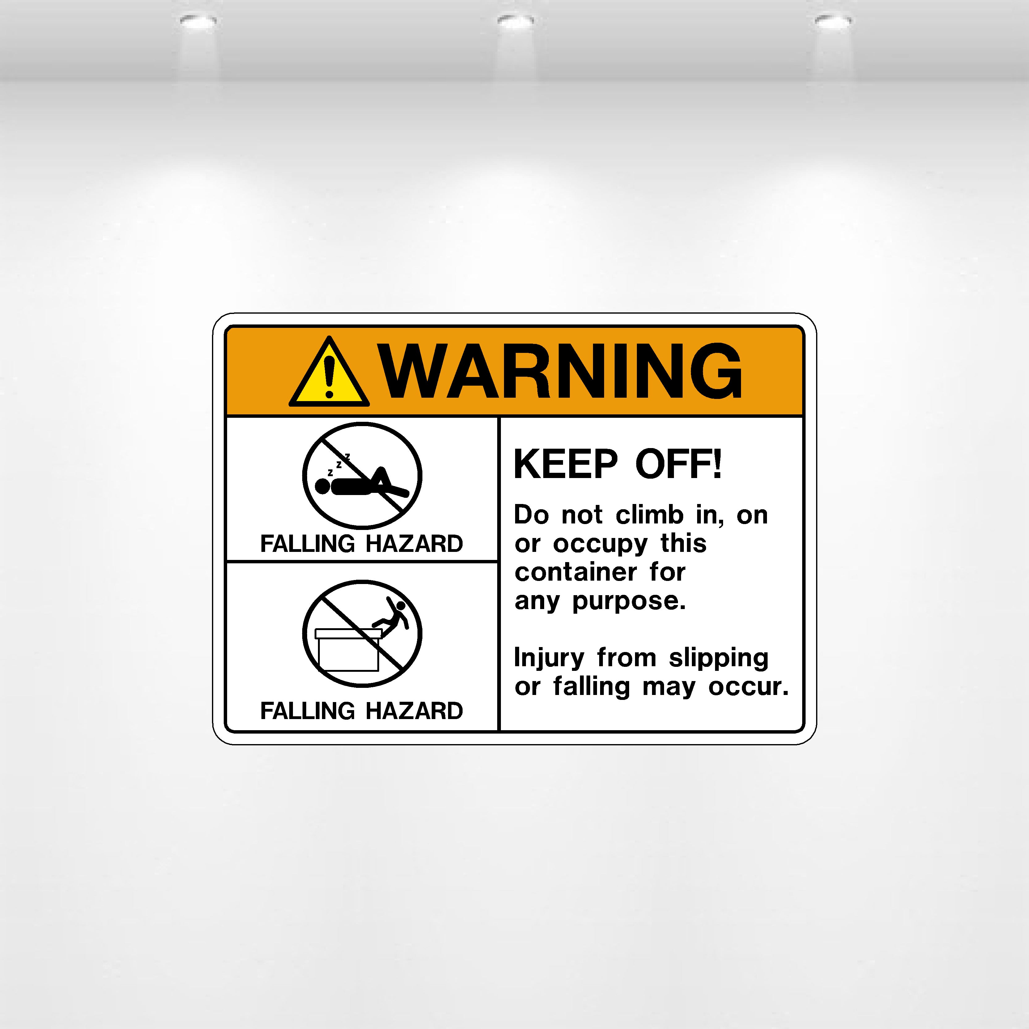 Decal - Warning Keep Off – Safety Decals