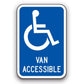 Sign - Handicapped Van Accessible