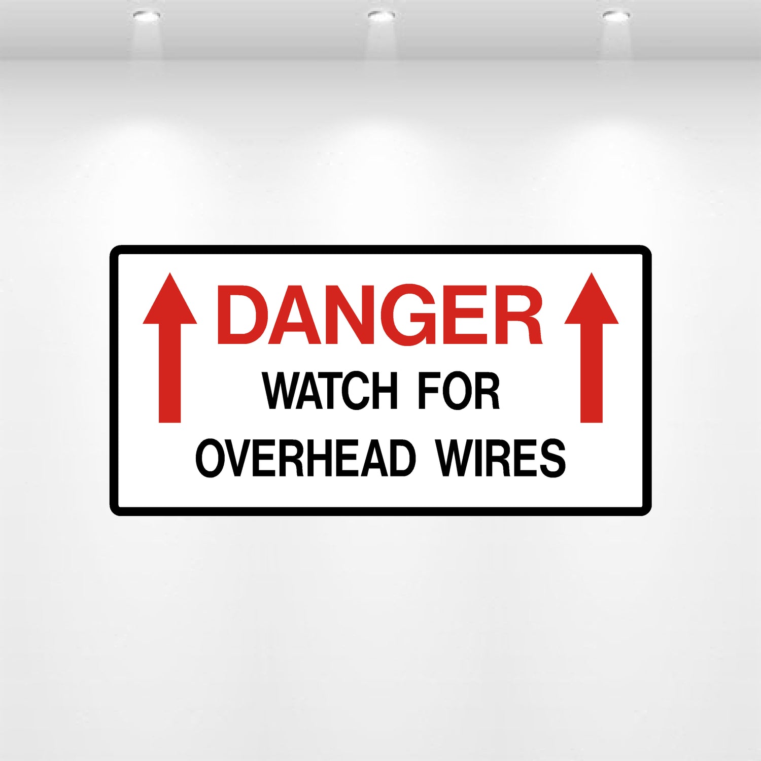 Decal - Danger Watch For Overhead Wires