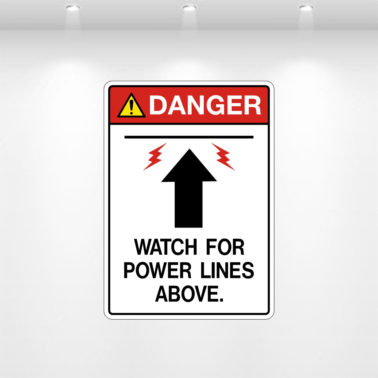 Decal - Danger Watch For Power Lines