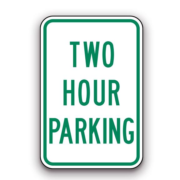 Sign - Two Hour Parking