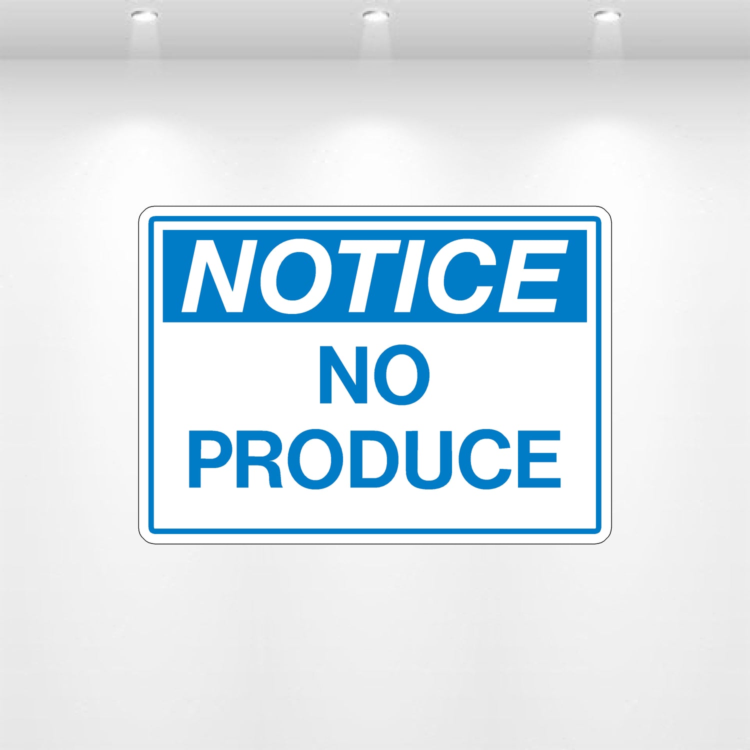 Decal - No Produce
