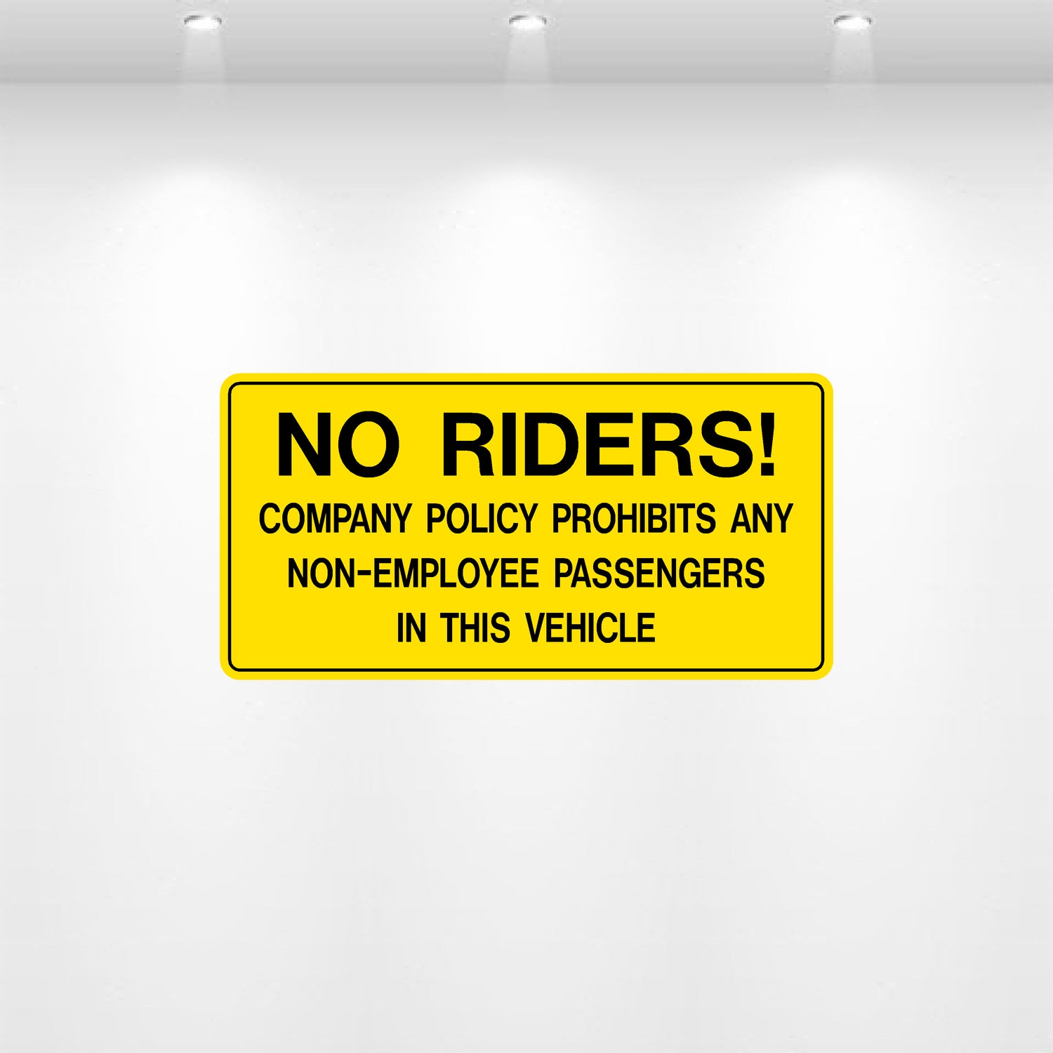 Decal - No Riders