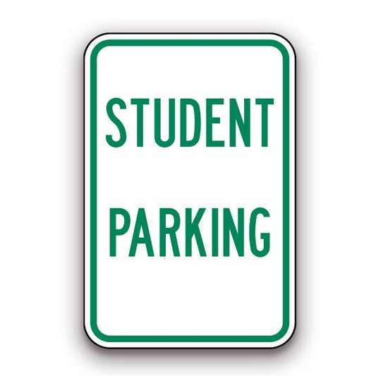 Sign - Student Parking