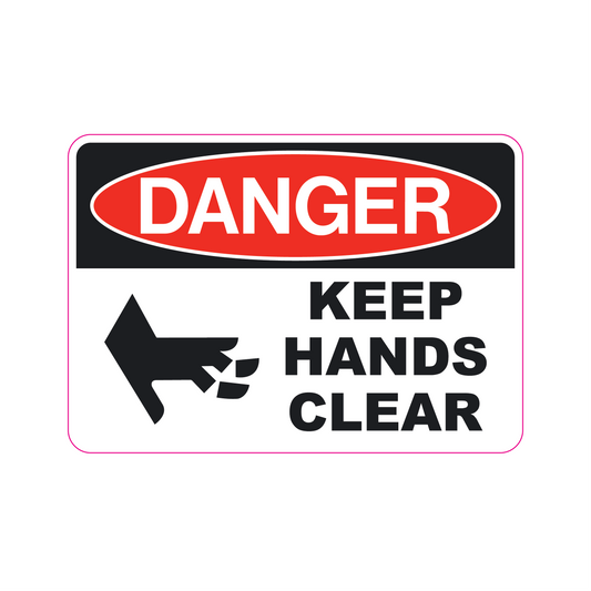 Decal - Keep Hands Clear