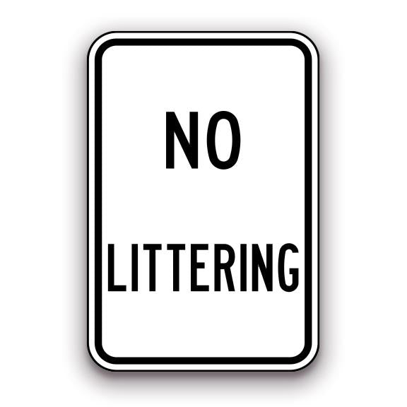 Sign - No Littering