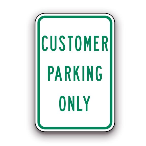 Sign - Customer Parking Only