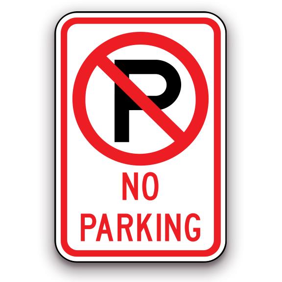 Sign - No Parking - Symbol